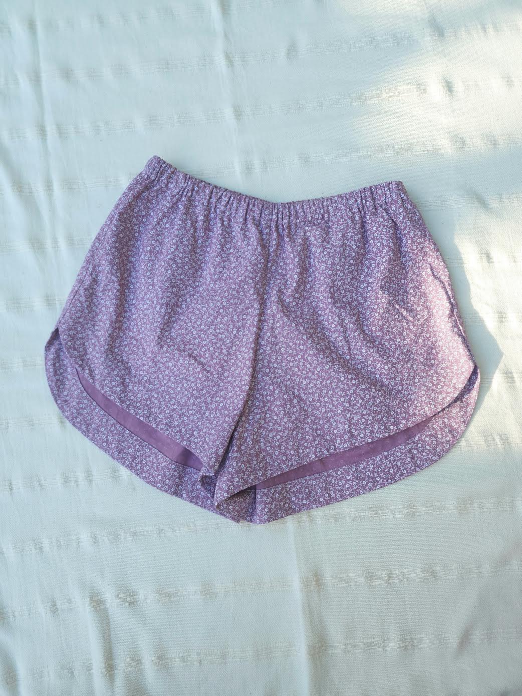 Hibiscus Shorts | Lavender Baby Floral