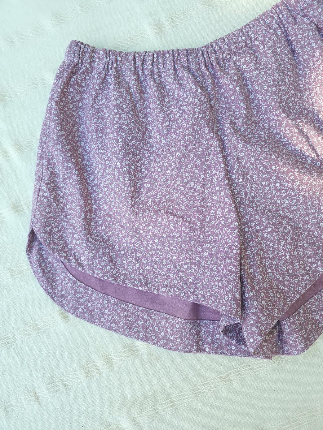 Hibiscus Shorts | Lavender Baby Floral