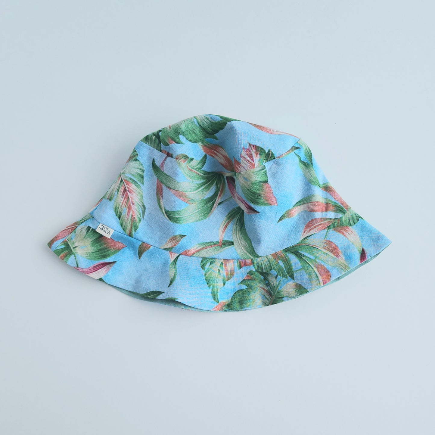 Francie Bucket Hat | Lightweight Reversible | Tropical + Turquoise