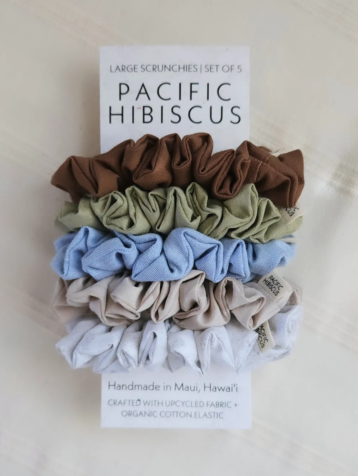 LARGE SCRUNCHIES | SET OF 5 | Forest