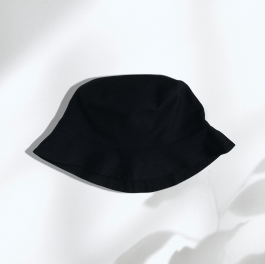 Francie Bucket Hat | Black Denim