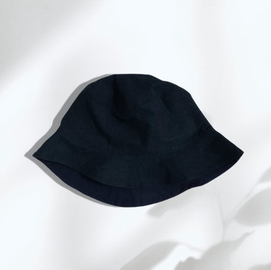Francie Bucket Hat | Navy Denim