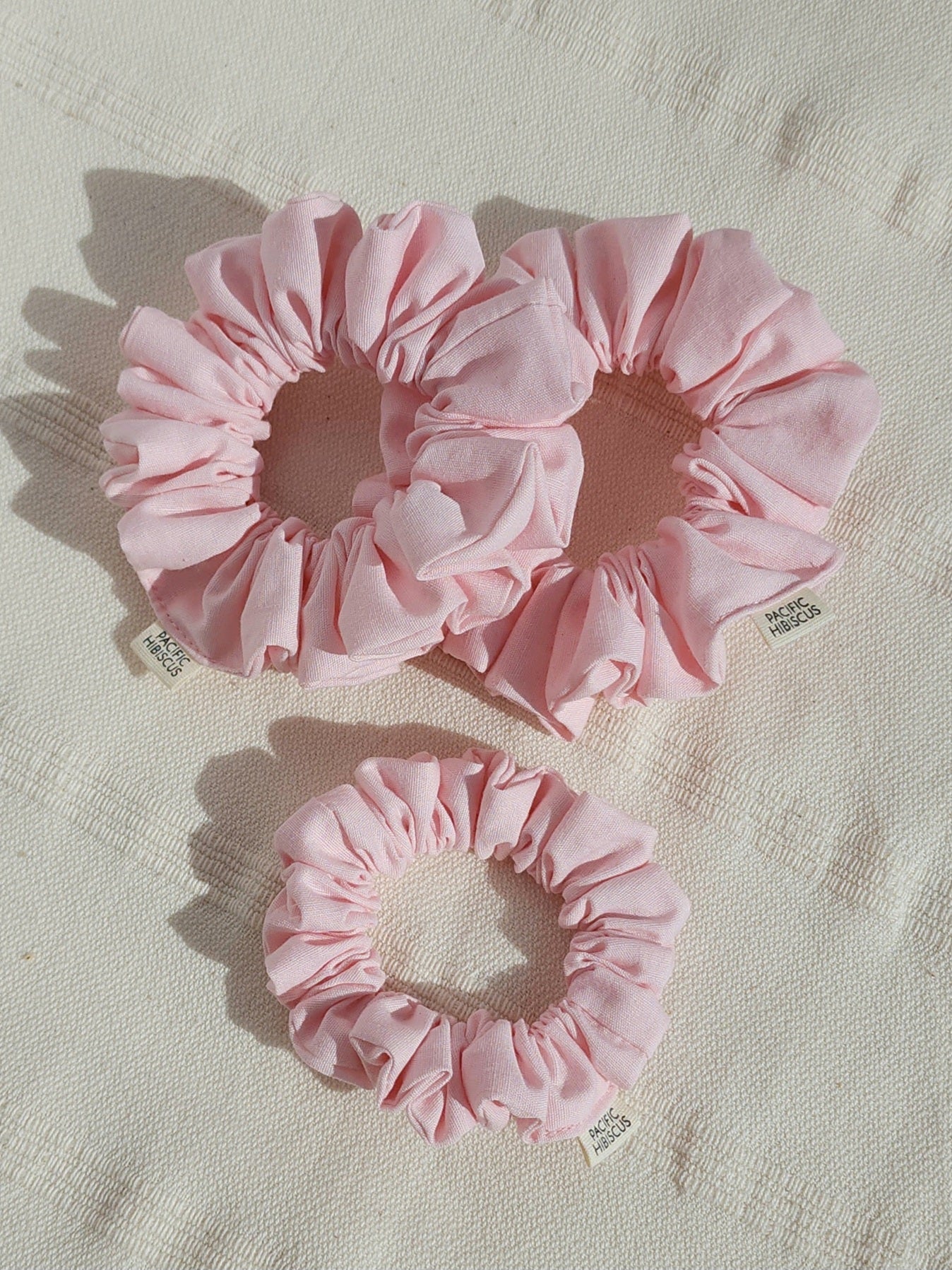 Cotton Scrunchie | Baby Pink