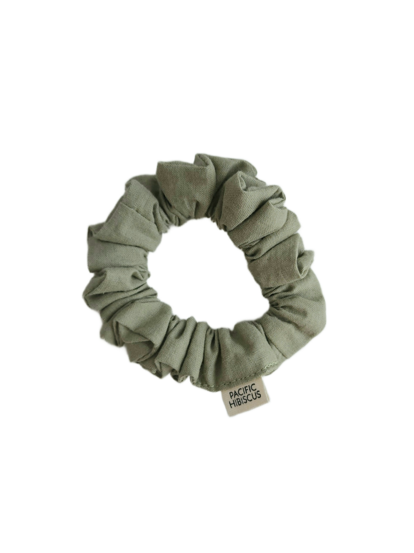 Cotton Scrunchie | Olive Green