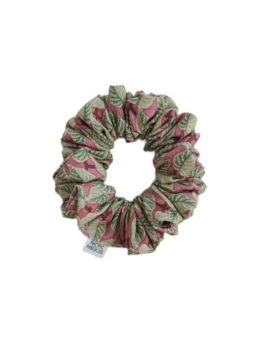 Cotton Scrunchie | Vintage Leaves