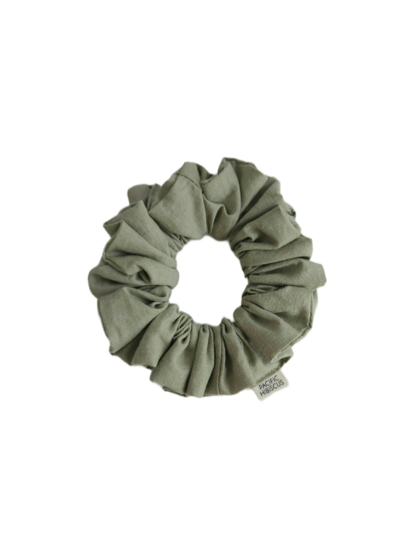 Cotton Scrunchie | Olive Green