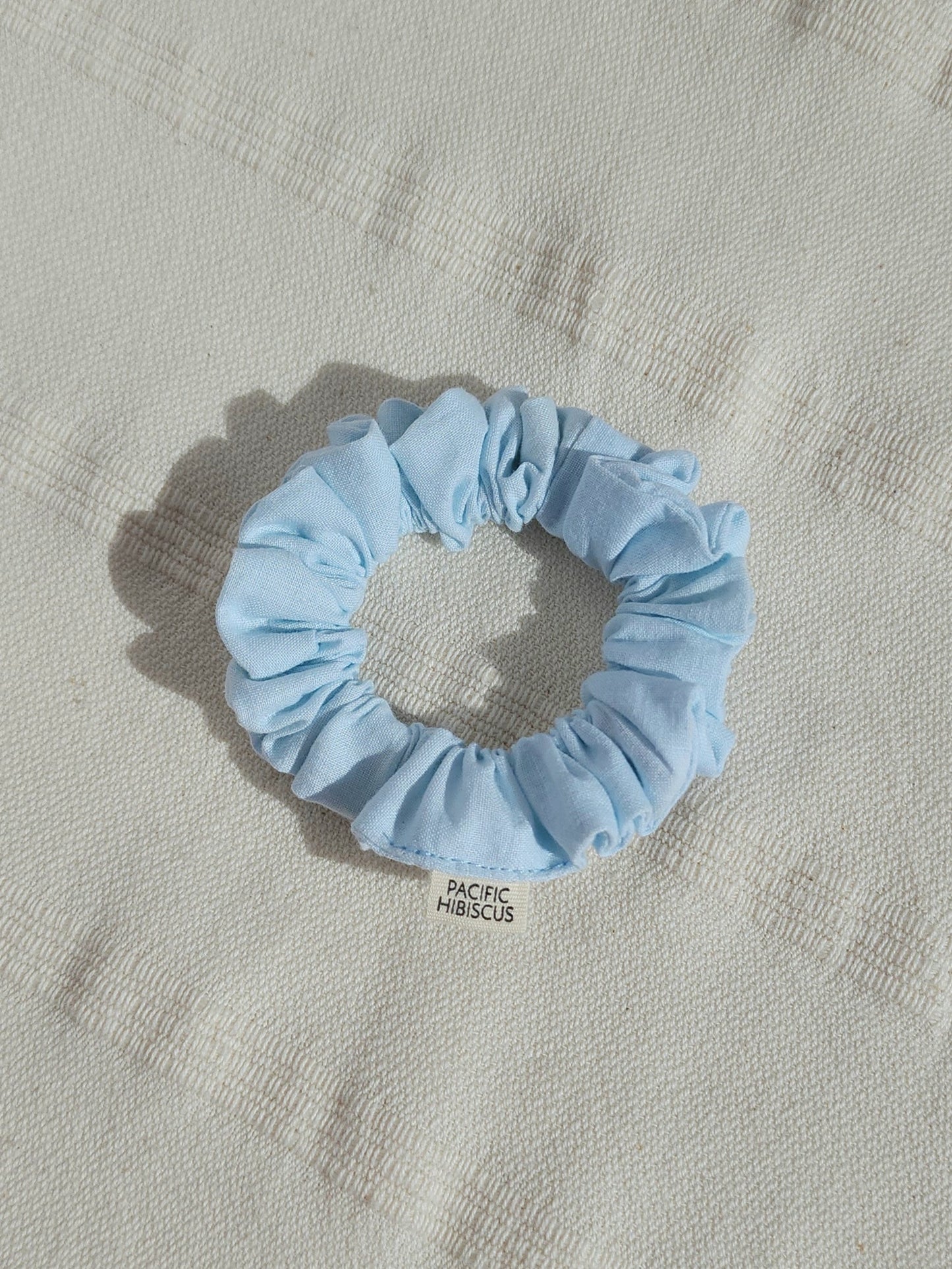 Cotton Scrunchies | Baby Blue