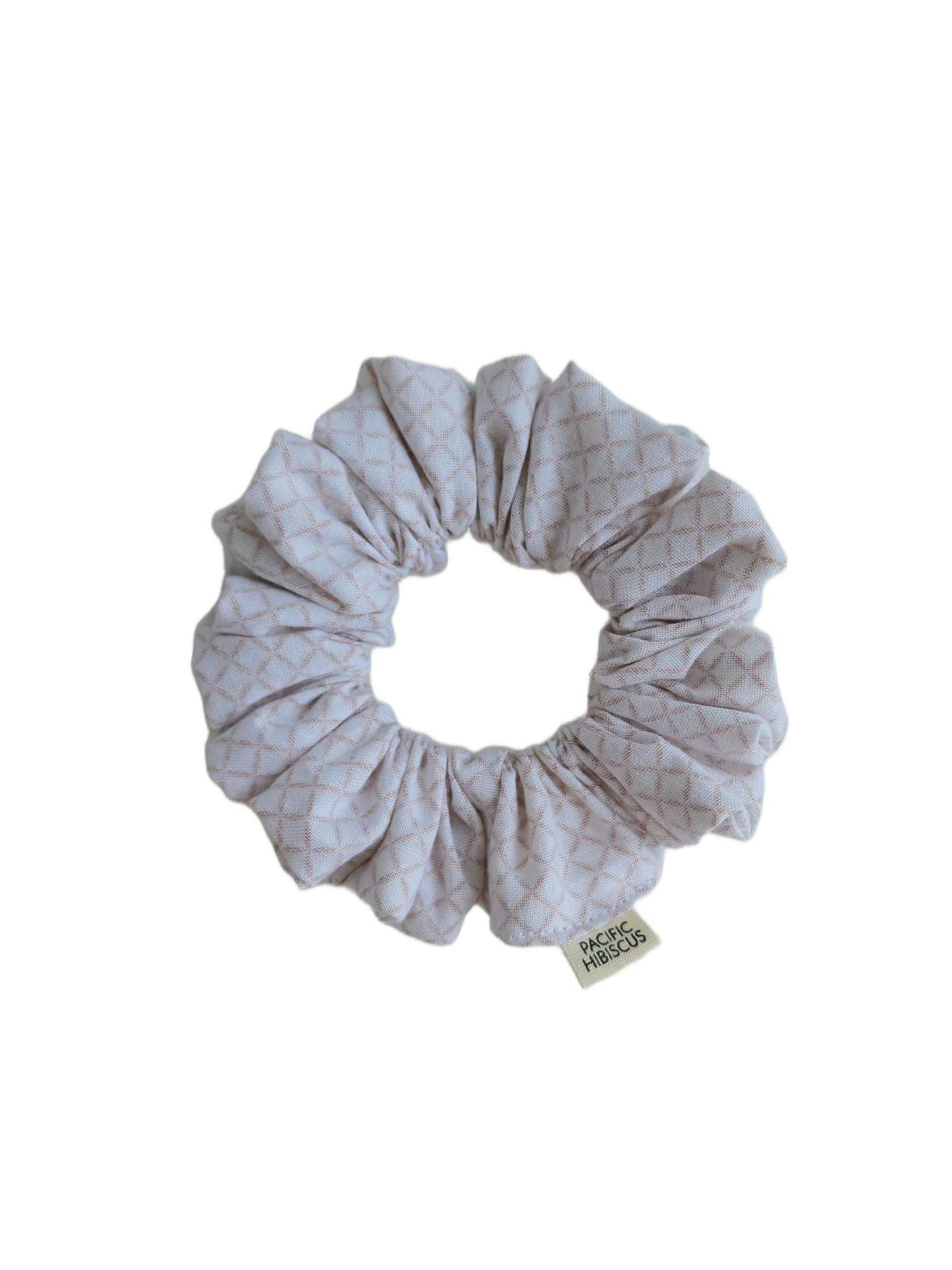Cotton Scrunchie | White Weave